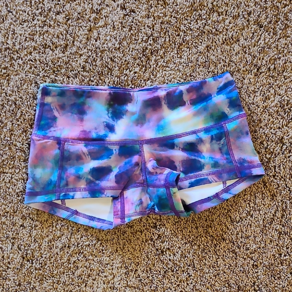 Fleo Multicolor Tie-Dye Athletic Shorts